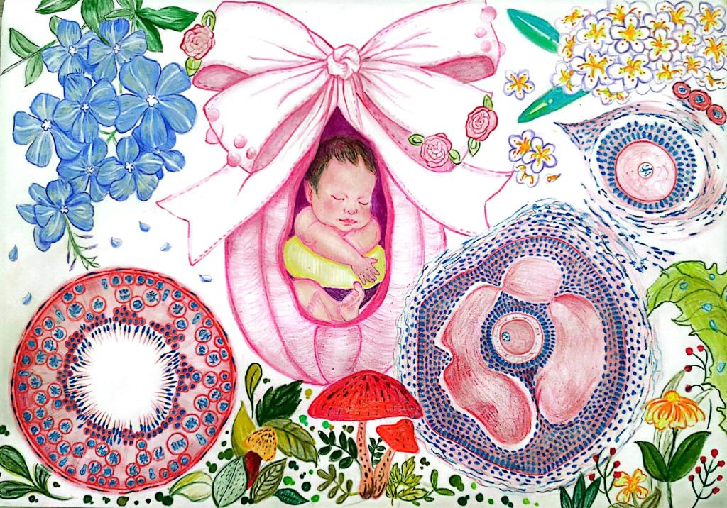 2.手绘 作品分类1 《生命起源》91吃瓜
 孙玥